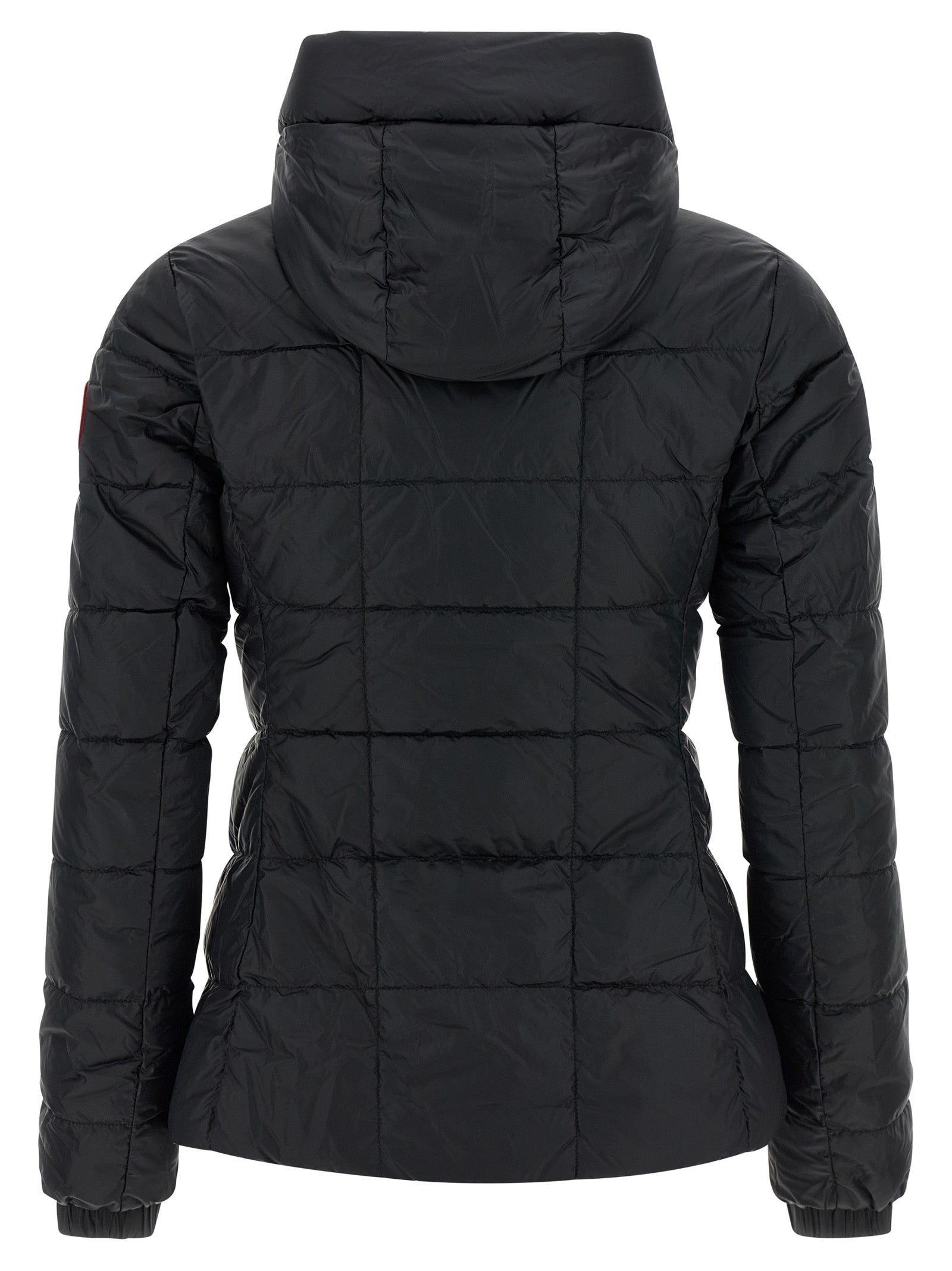 Black Polyamide Full-Length Jacket