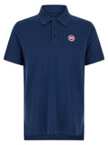 Blue Cotton Polo Shirt