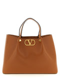 Brown Calfskin Tote Bag