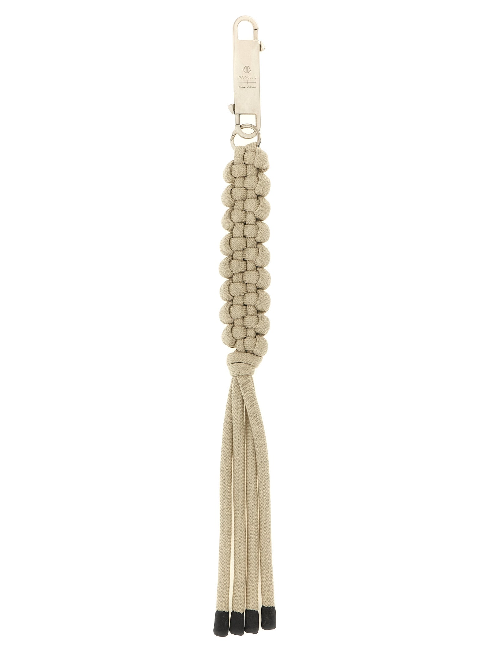 Gray Polyester Keychain