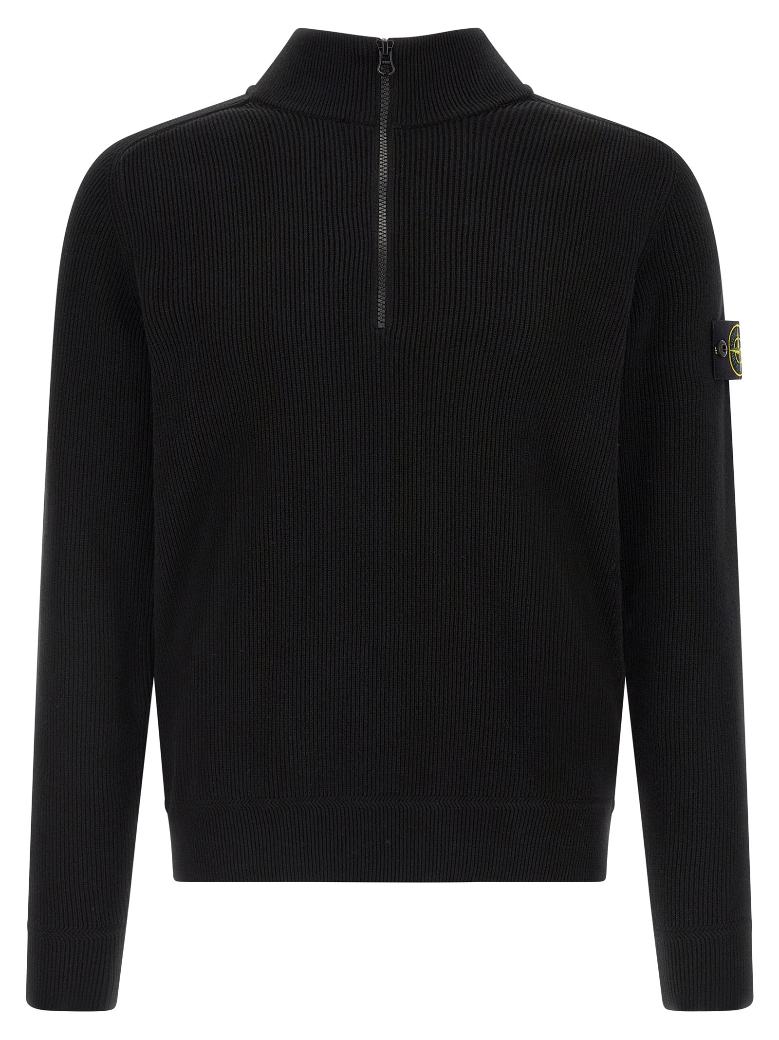 Black Cotton Cardigan