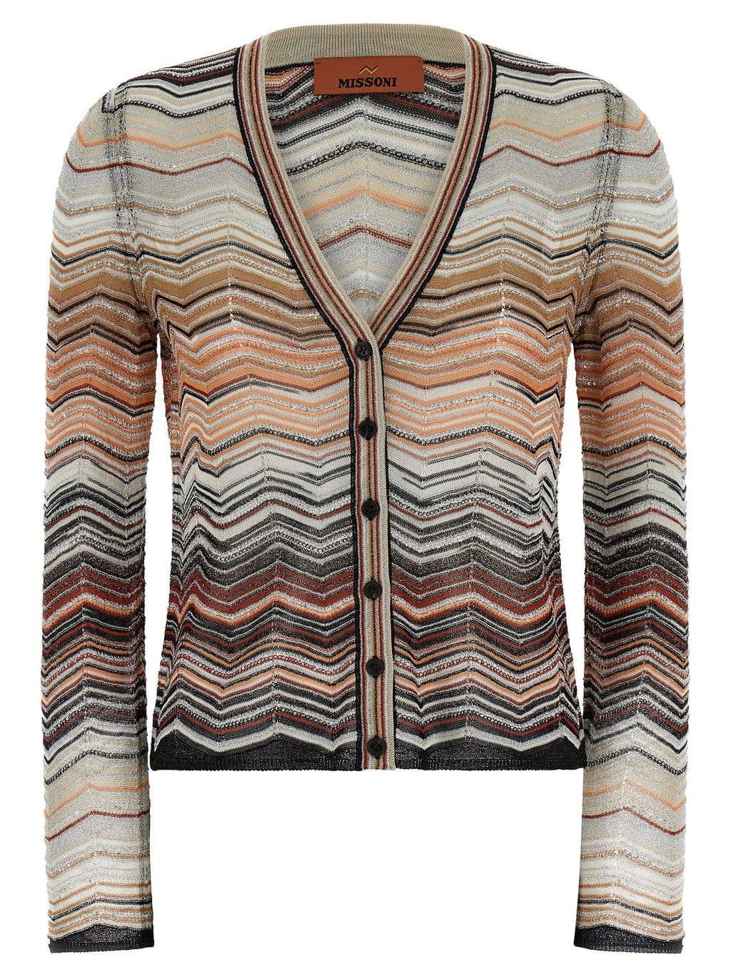 Brown Viscose Cardigan