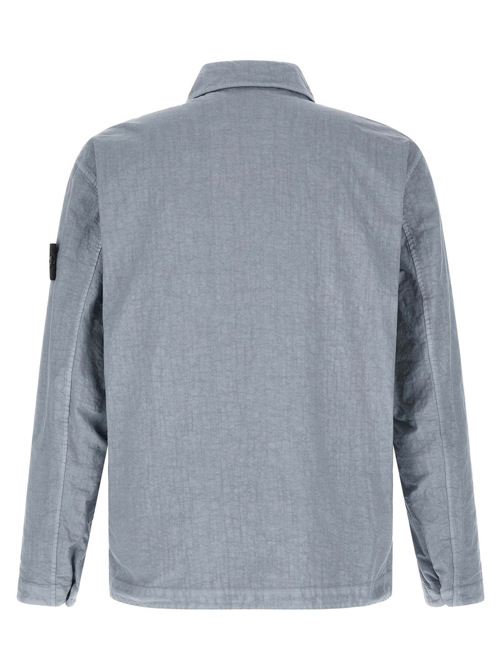 Blue Polyamide Blouse