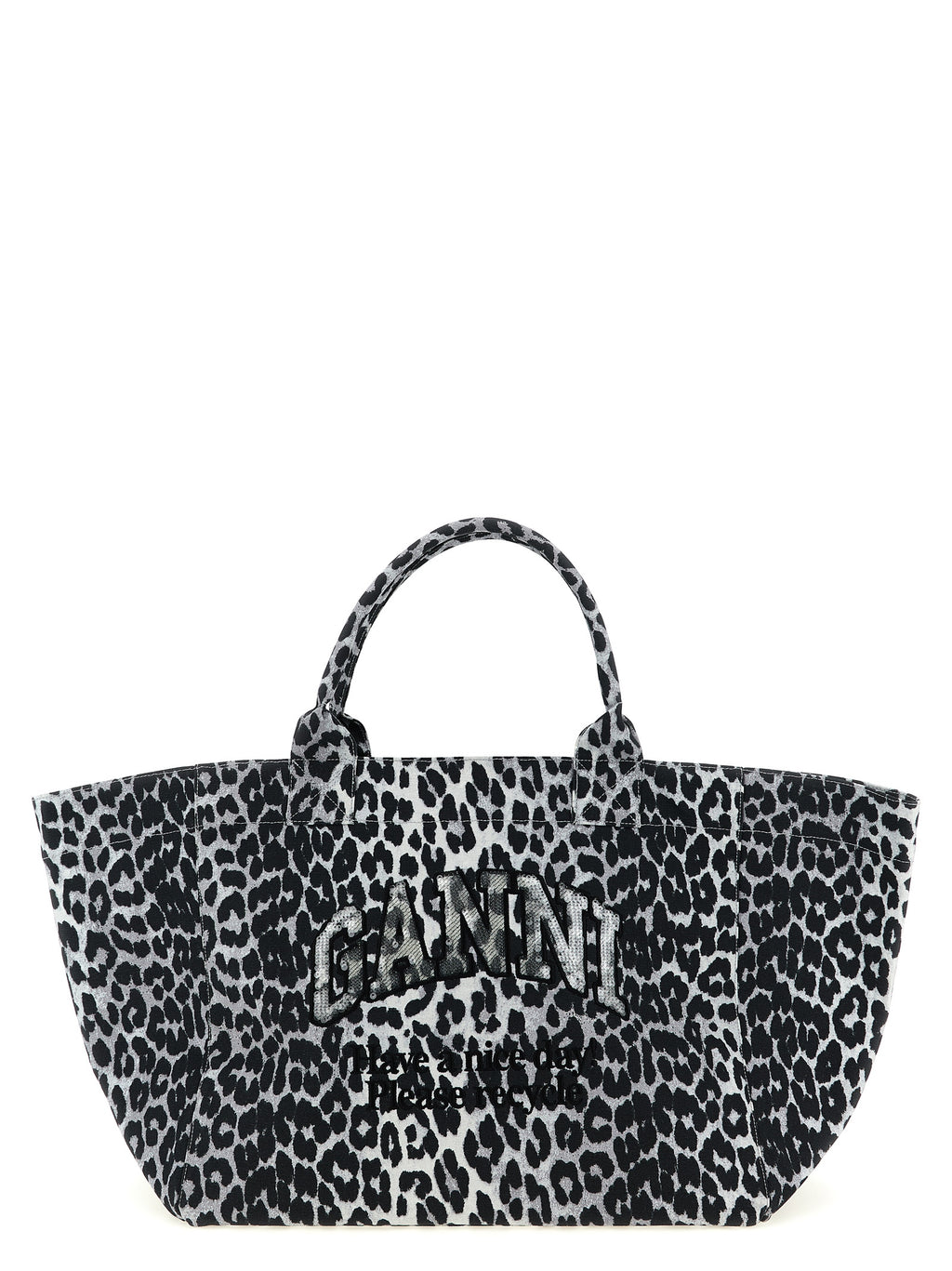 Gray Recycled Cotton Tote Bag