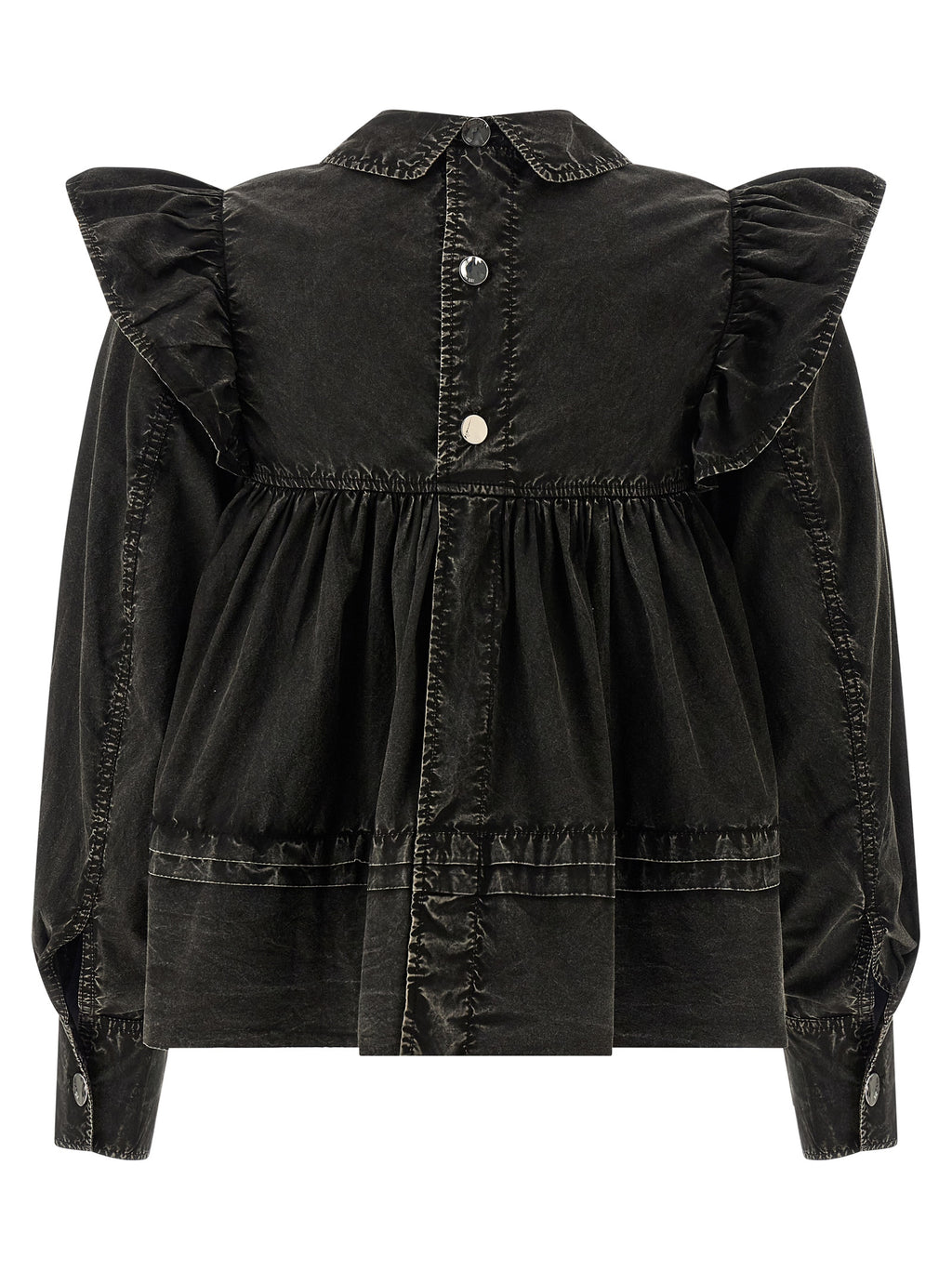 Black Organic Cotton Blouse