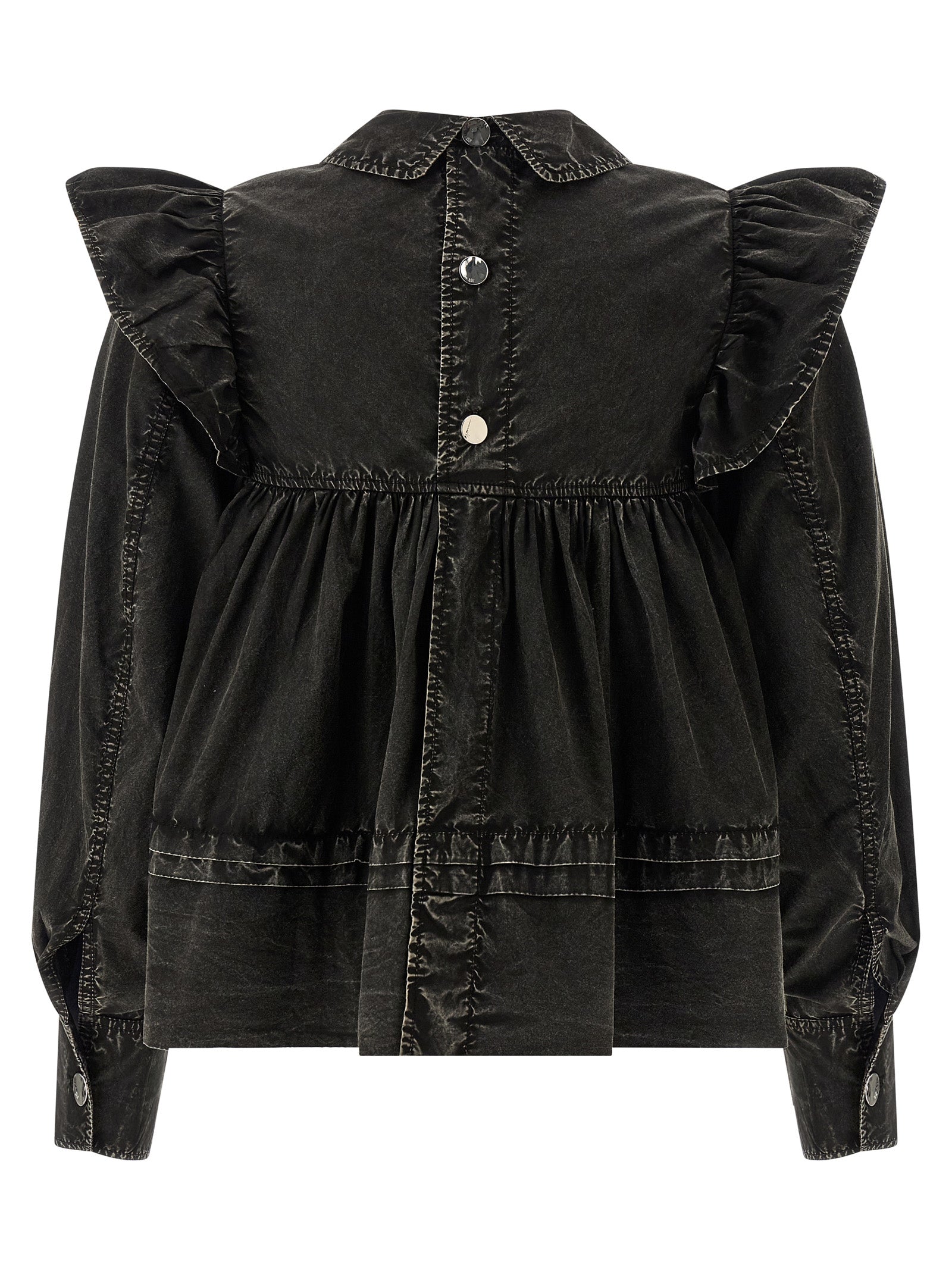 Black Organic Cotton Blouse