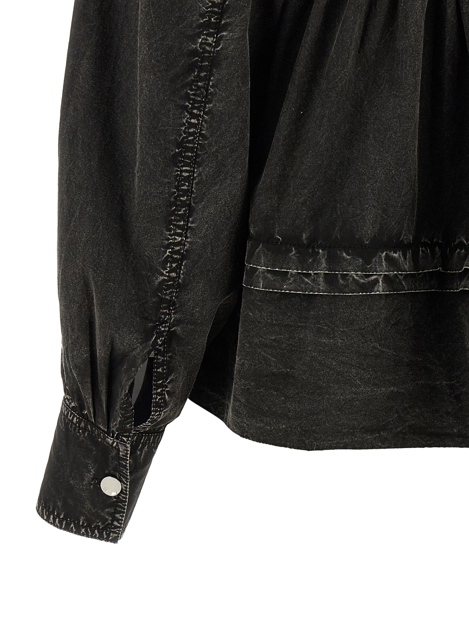 Black Organic Cotton Blouse