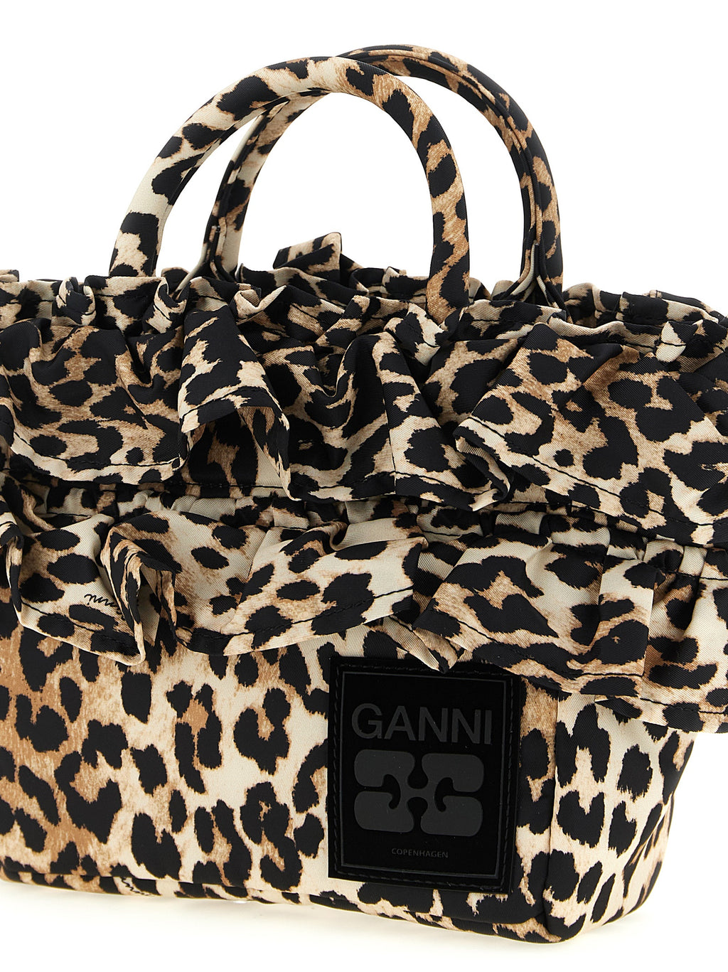 Brown Polyamide Handbag