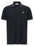 Blue Cotton Polo Shirt