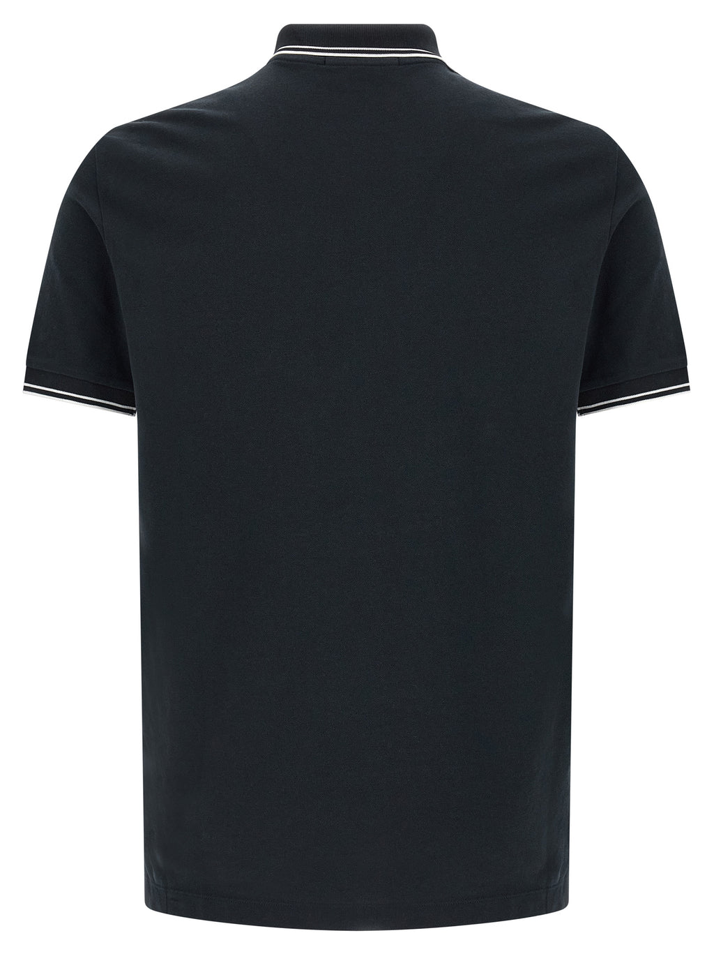 Blue Cotton Polo Shirt