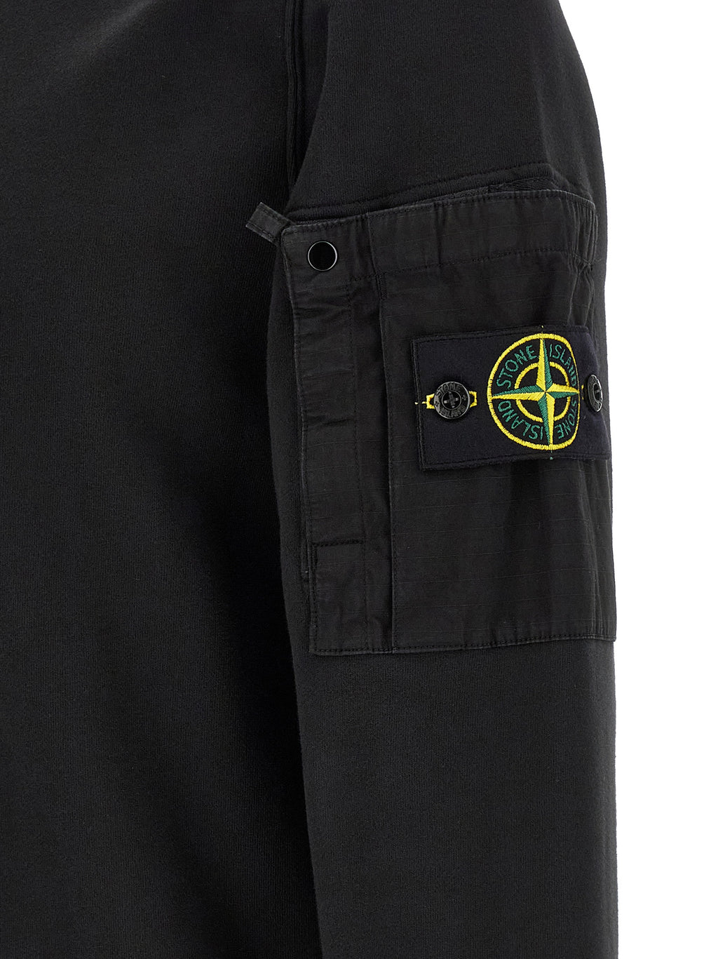 Black Cotton Sweatshirt