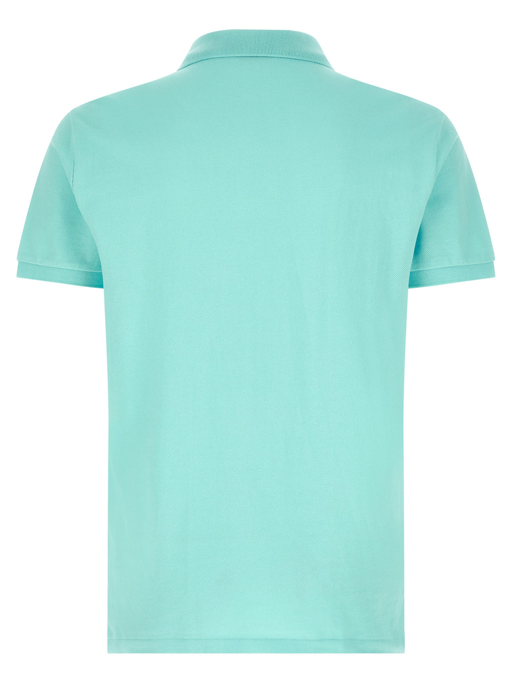 Blue Cotton Polo Shirt