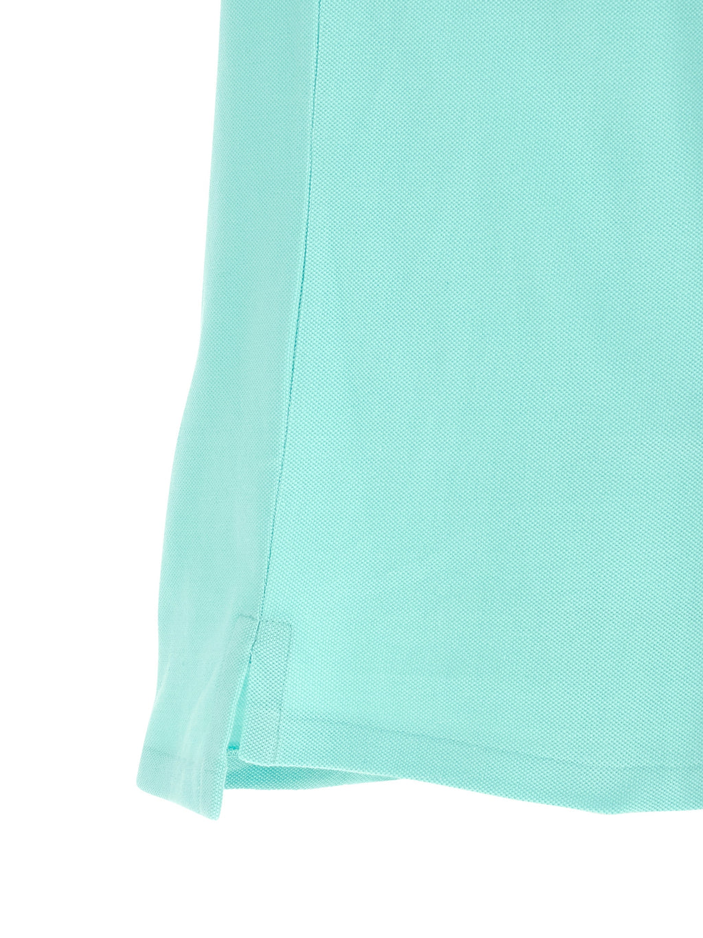 Blue Cotton Polo Shirt