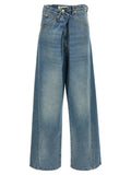 Blue Cotton Jeans Denim