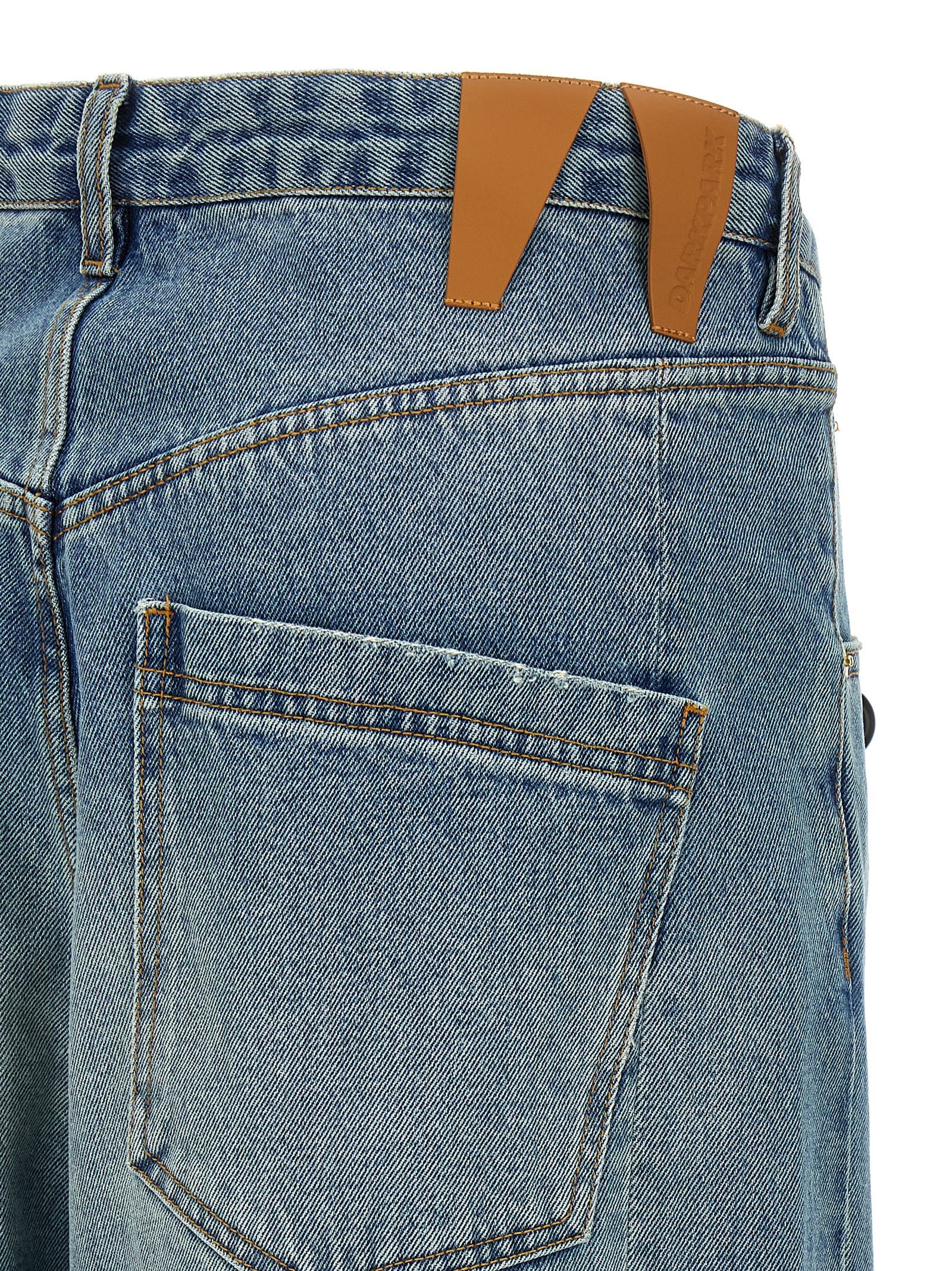 Blue Cotton Jeans Denim