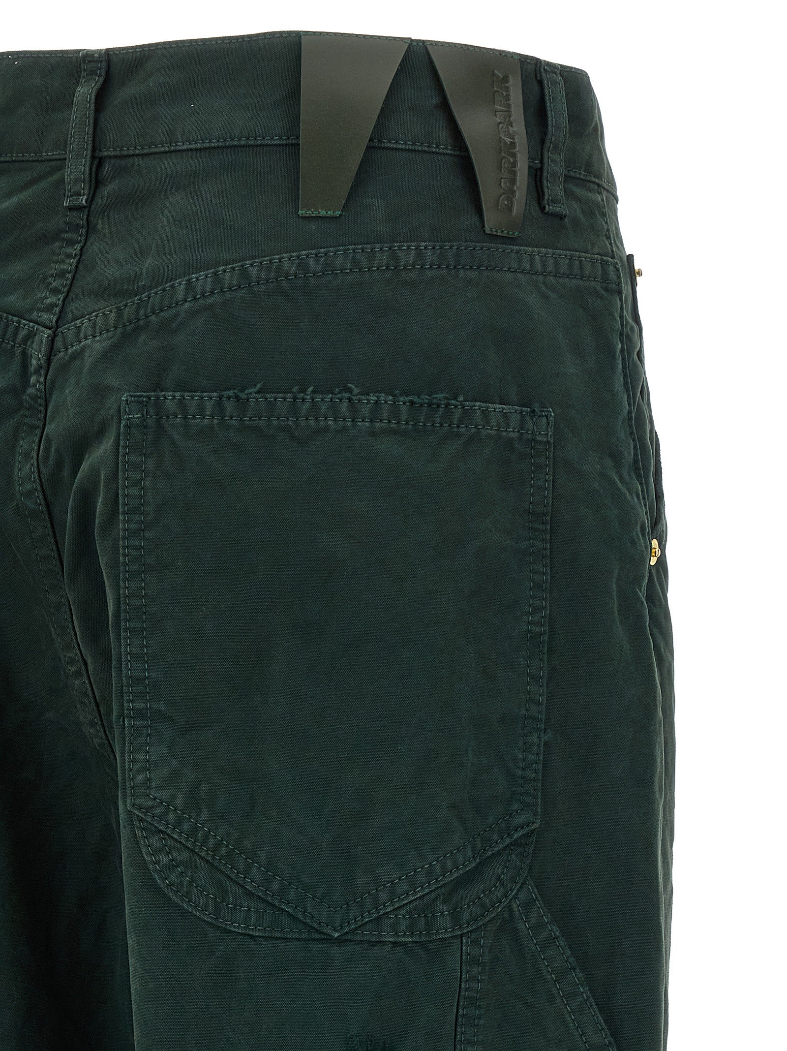 Bicolor Cotton Casual Pants