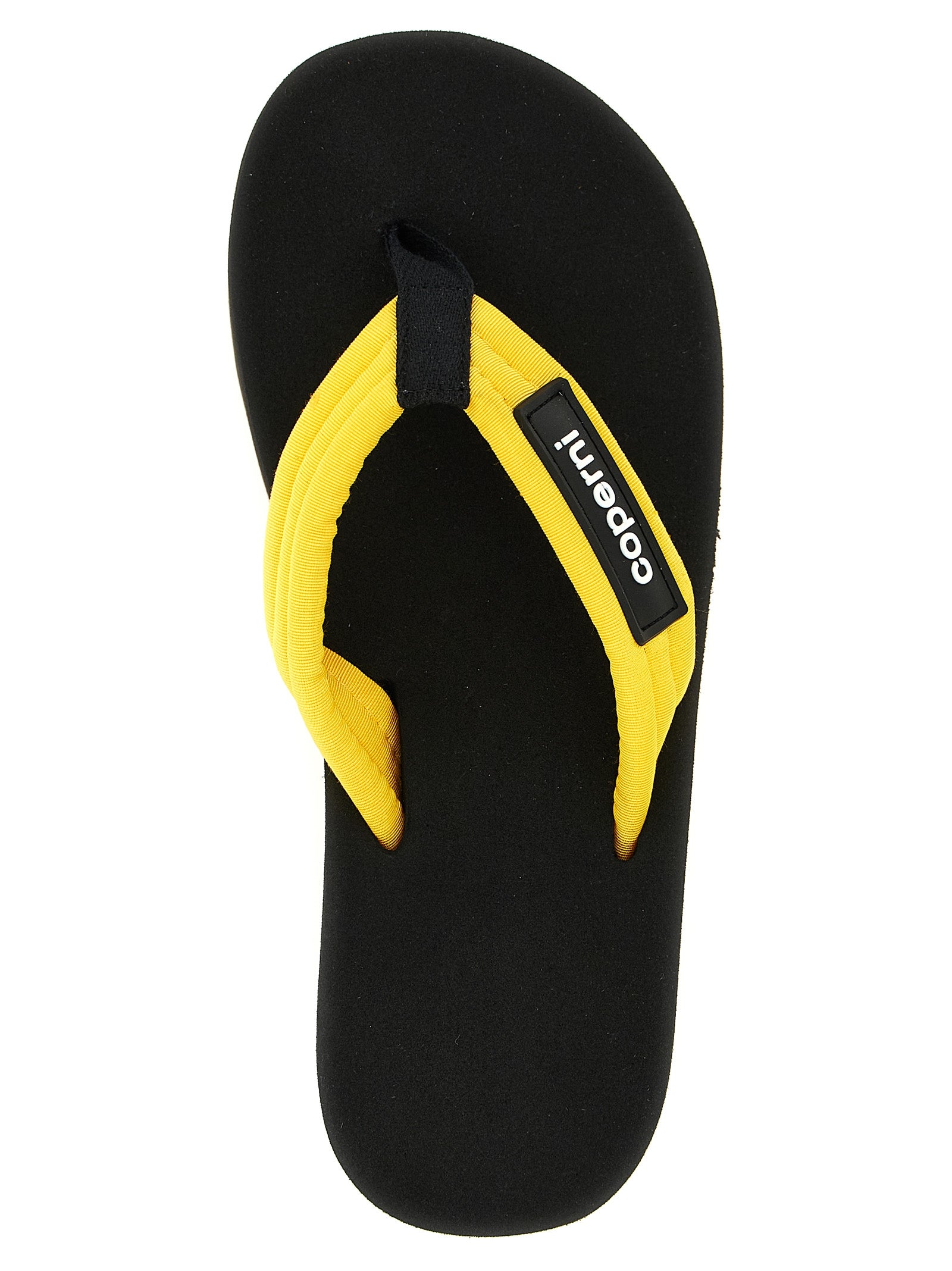 Bicolor Viscose Wedge Sandals