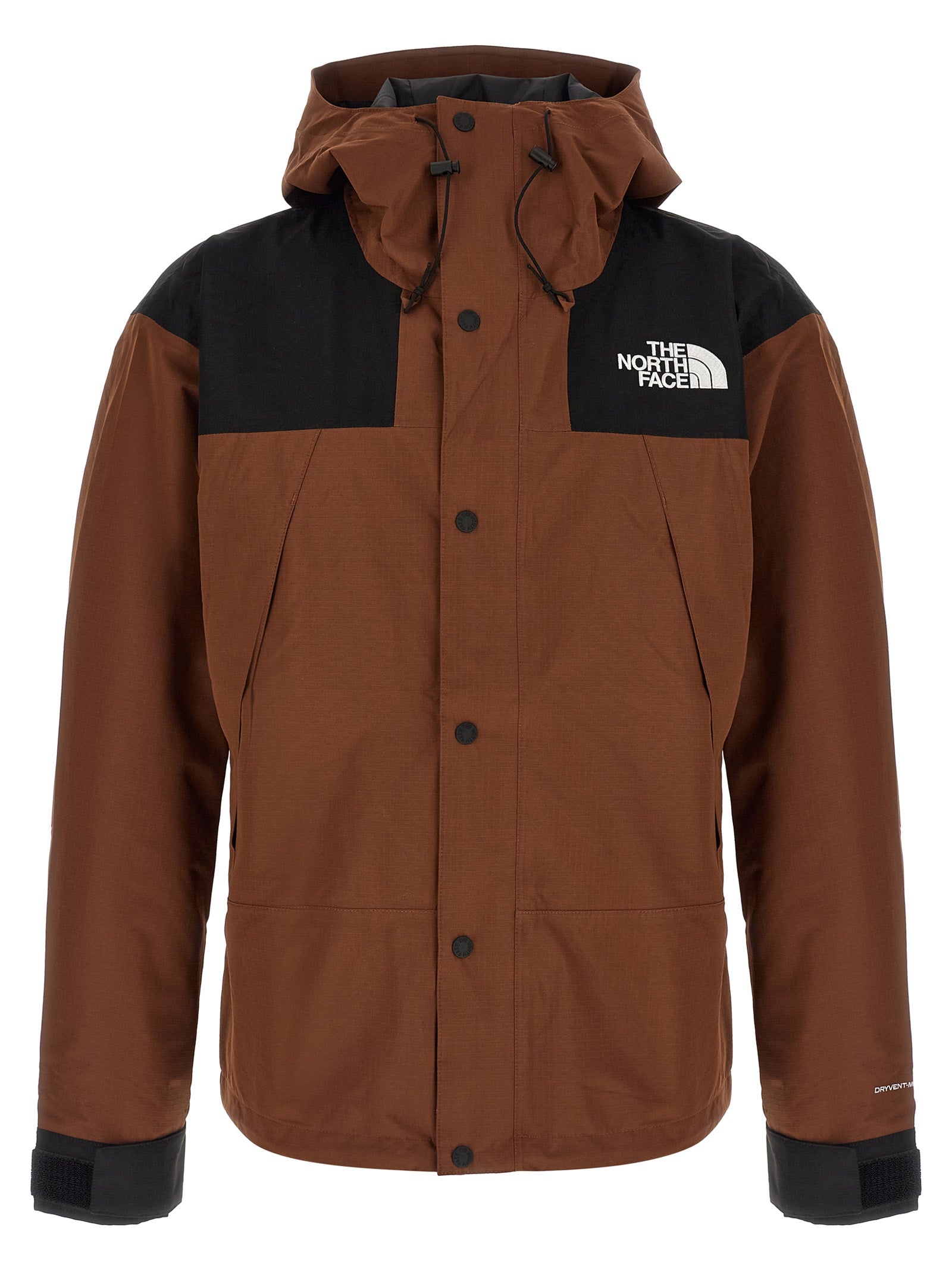 Brown Polyester Shell Jacket