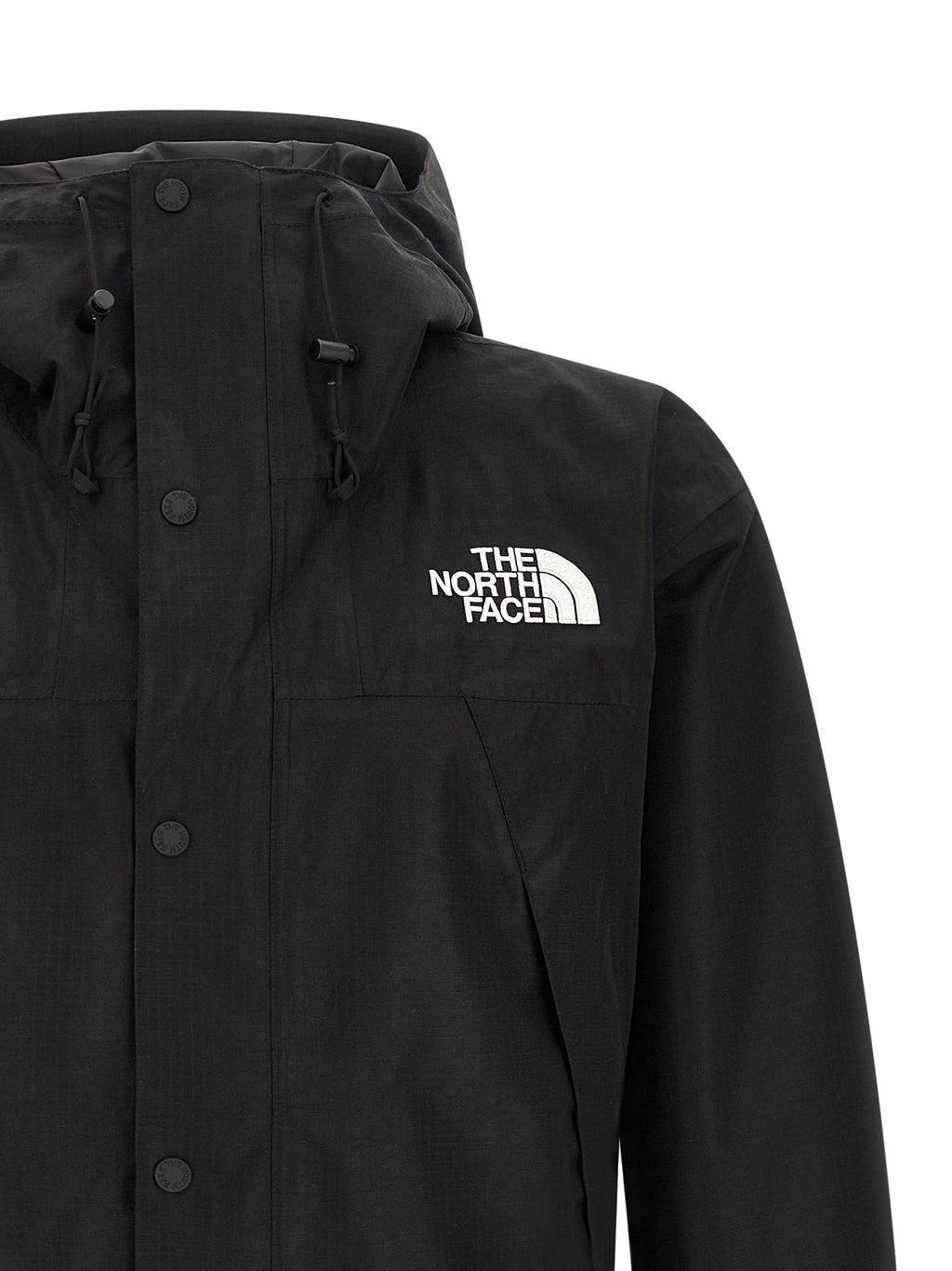 Black Polyester Shell Jacket