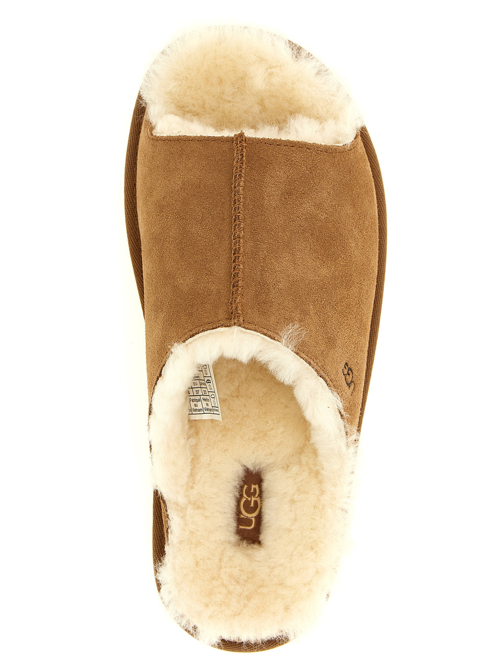 Brown Leather Slides