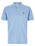 Blue Cotton Polo Shirt