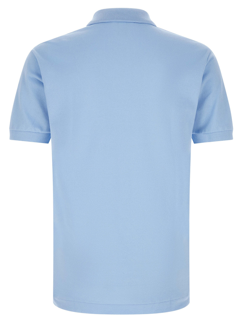 Blue Cotton Polo Shirt