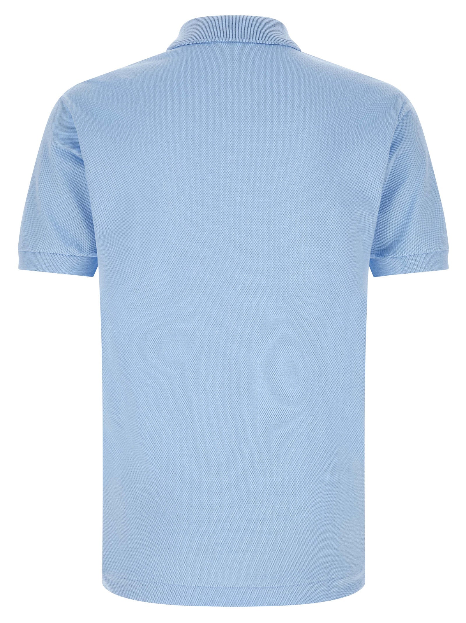 Blue Cotton Polo Shirt