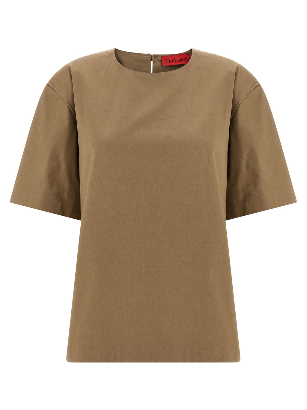 Brown Cotton T-Shirt