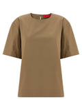 Brown Cotton T-Shirt