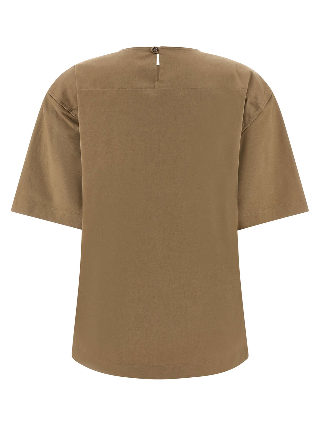 Brown Cotton T-Shirt