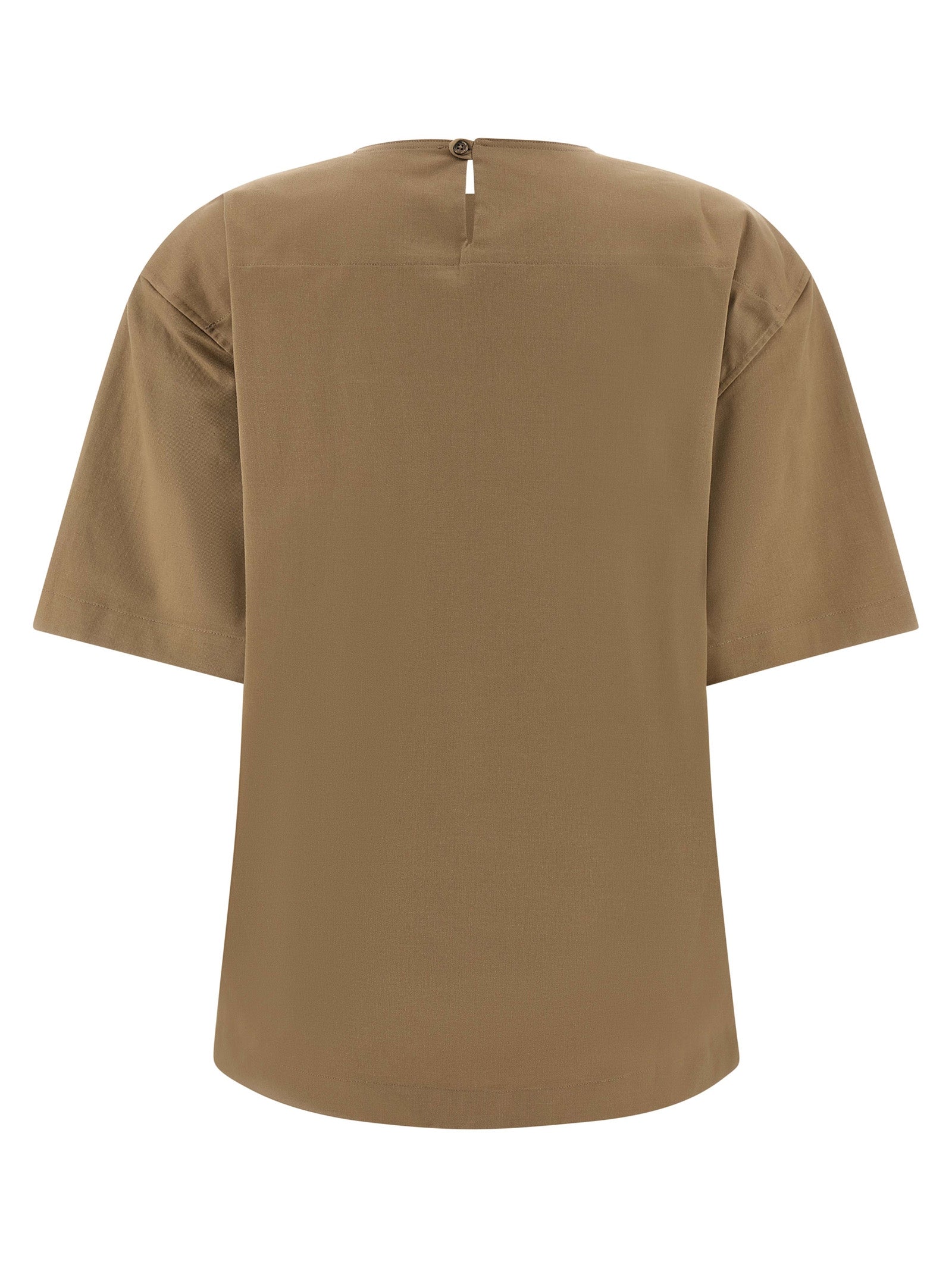 Brown Cotton T-Shirt