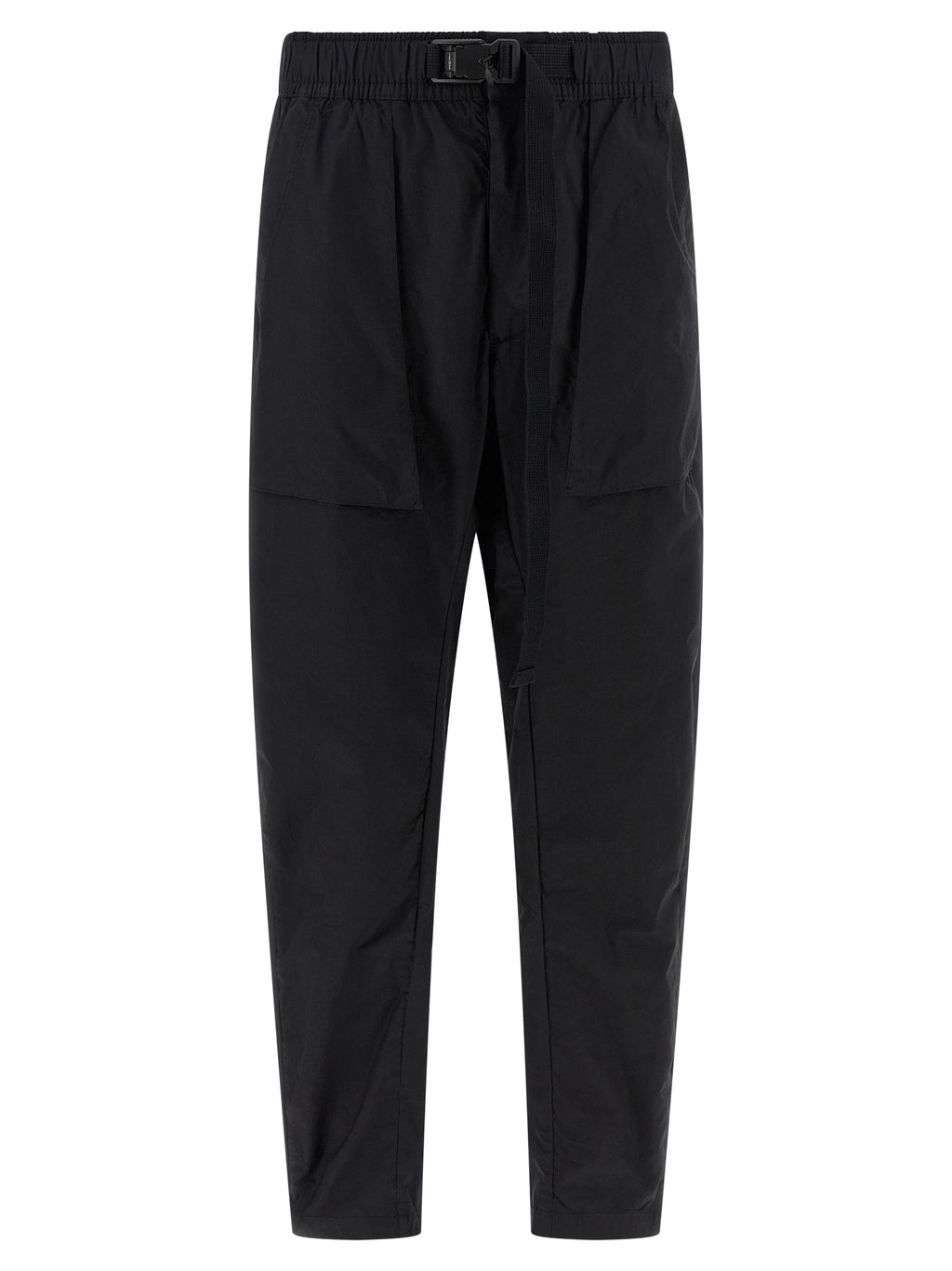 Black Cotton Athletic Pants