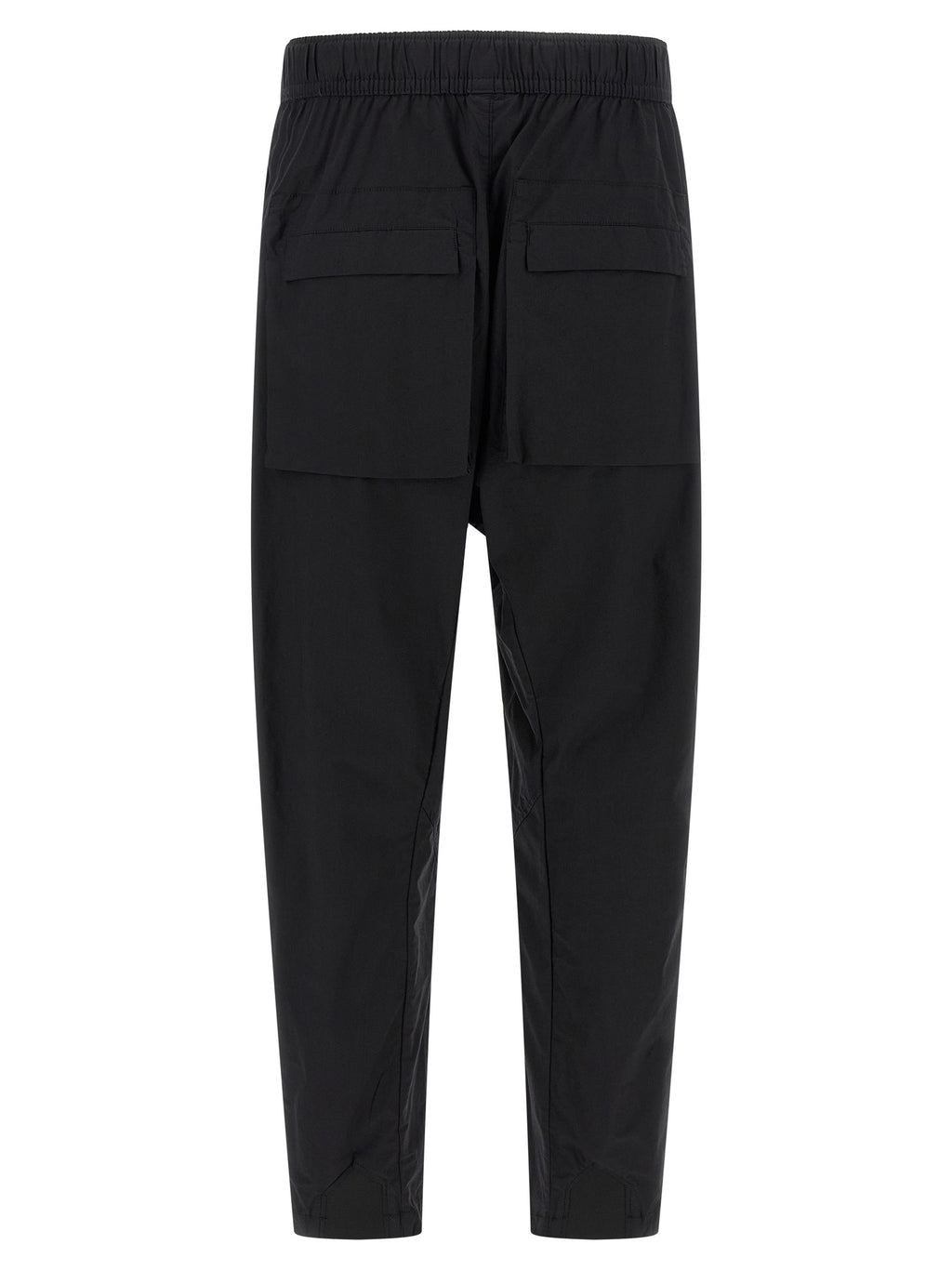 Black Cotton Athletic Pants