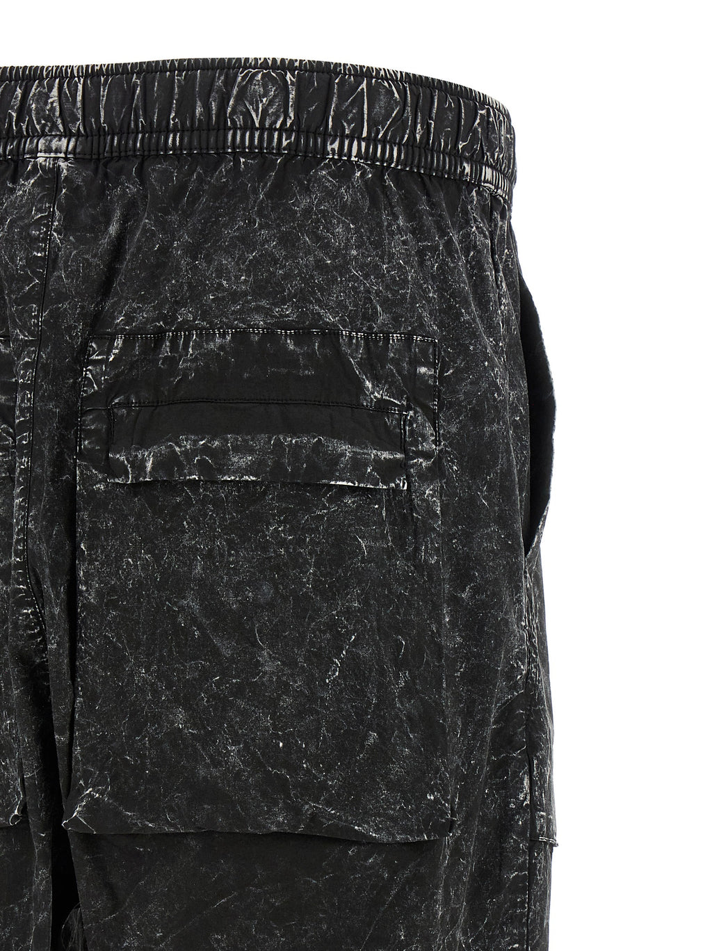 Black Cotton Casual Pants