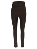 Brown Polyamide Leggings
