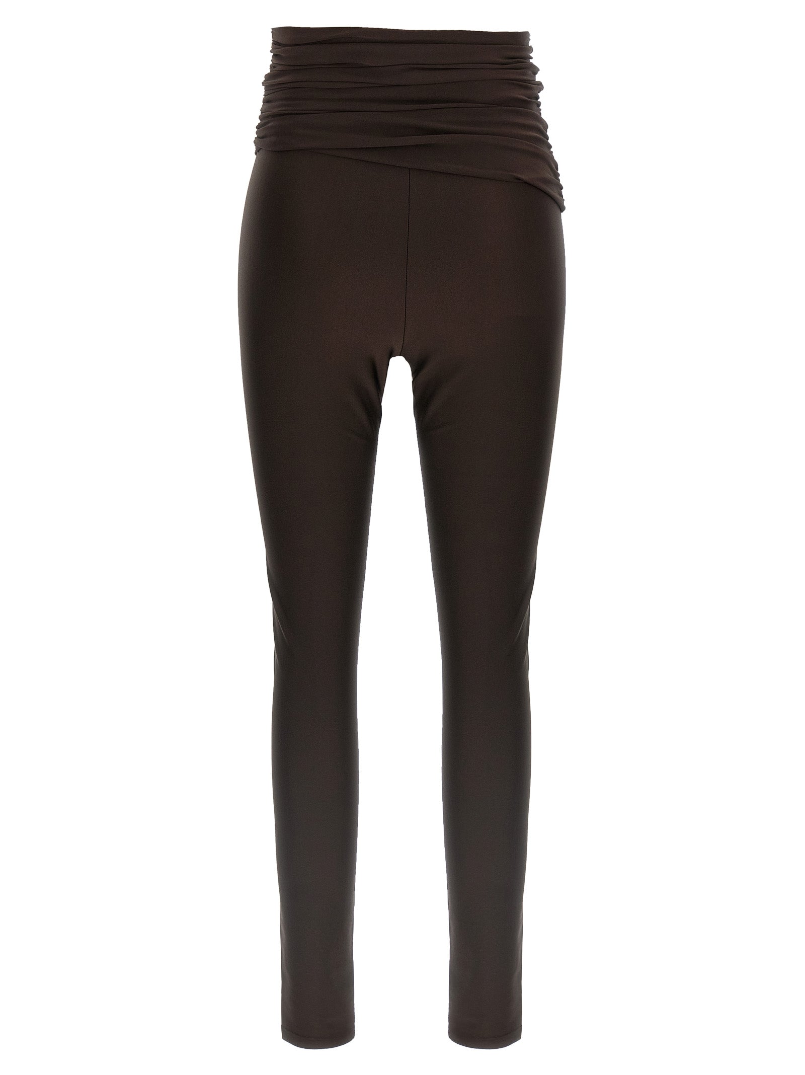 Brown Polyamide Leggings