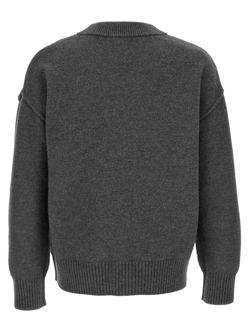 Gray Wool Cardigan