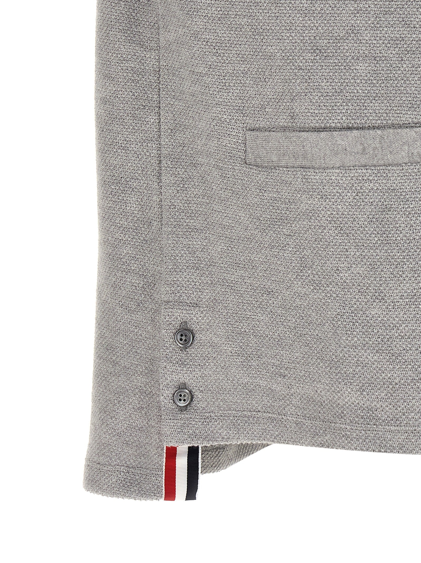 Gray Cotton Cardigan