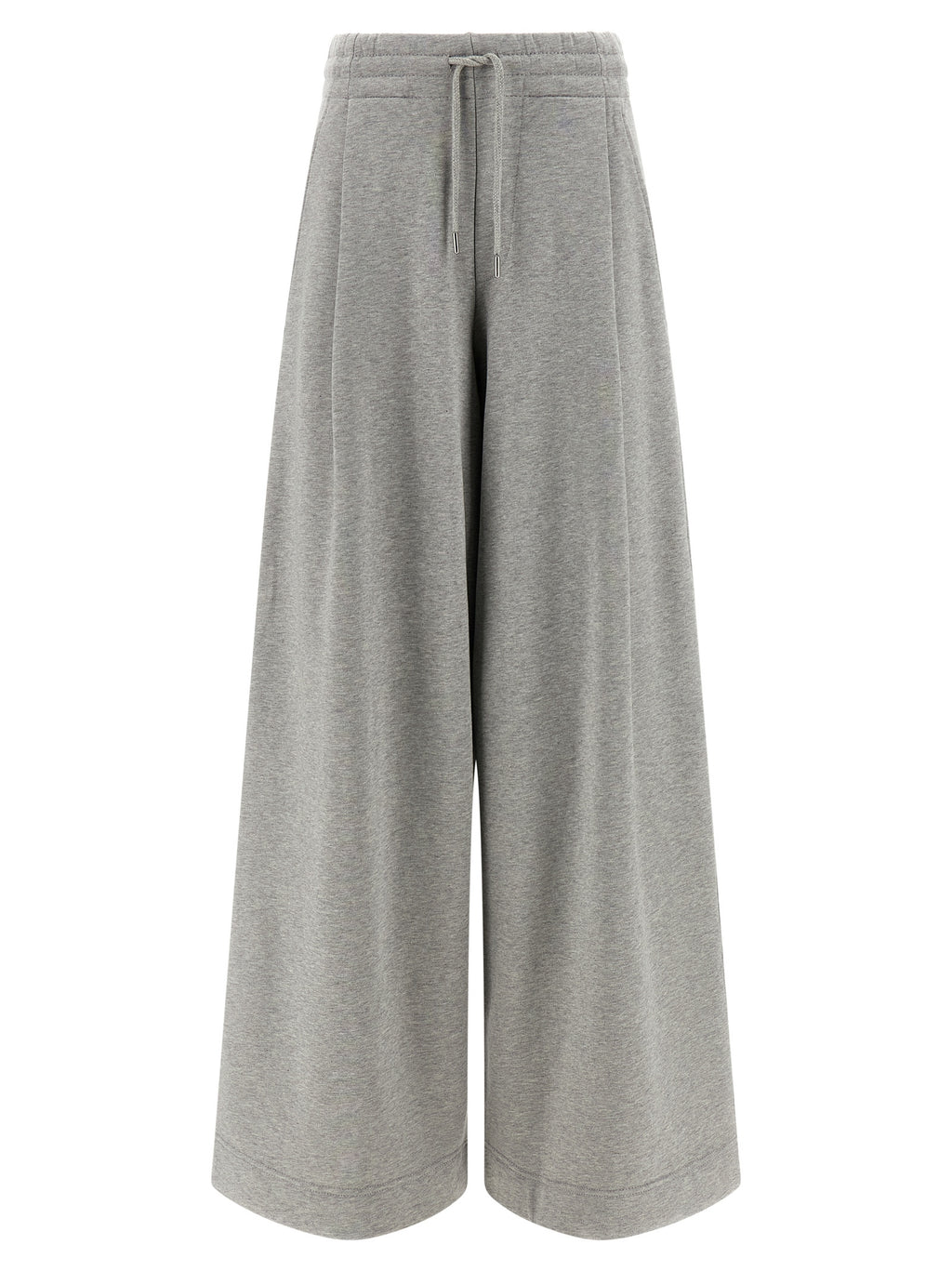 Gray Cotton Casual Pants