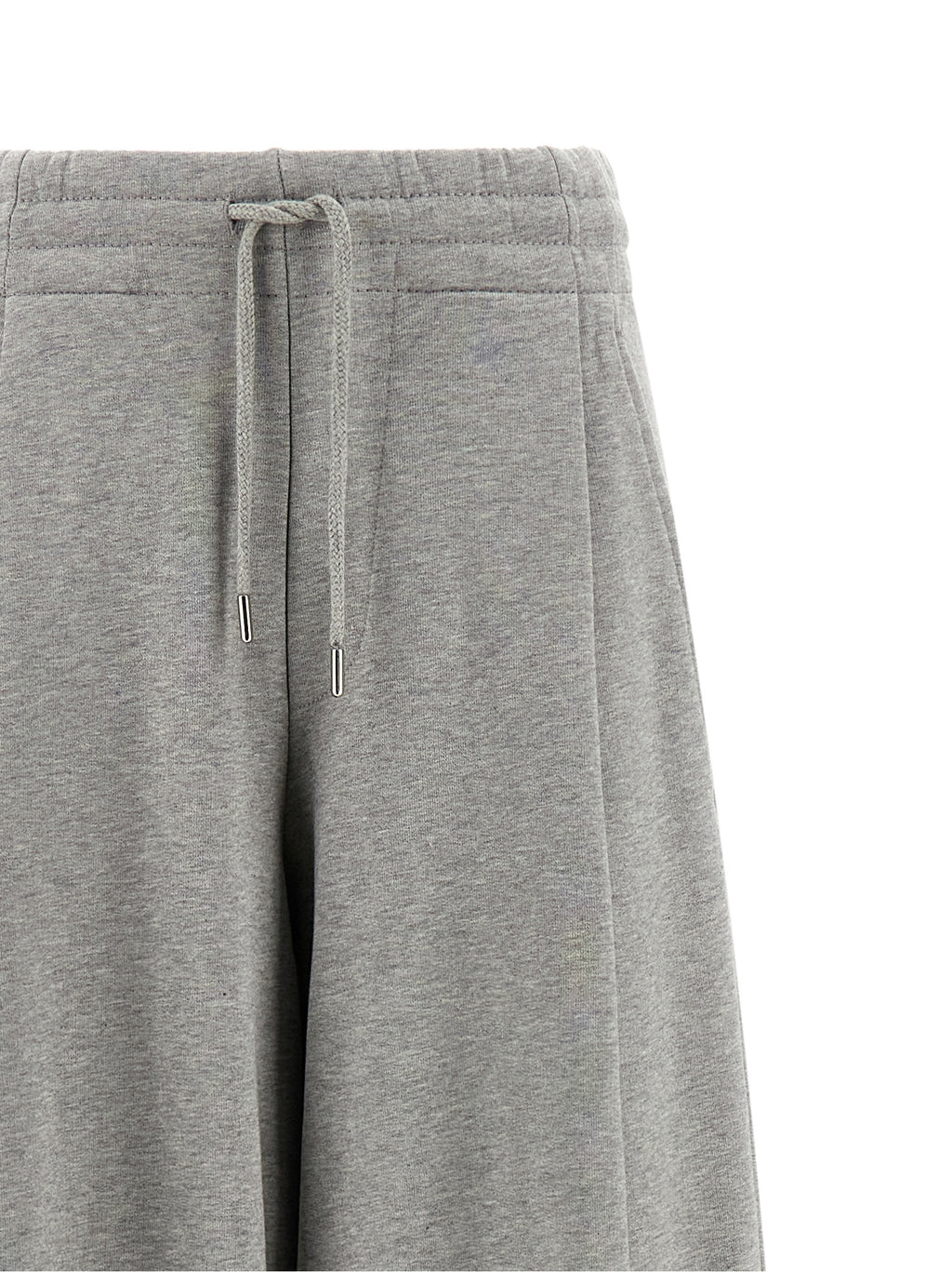 Gray Cotton Casual Pants