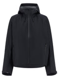 Black Polyester Shell Jacket