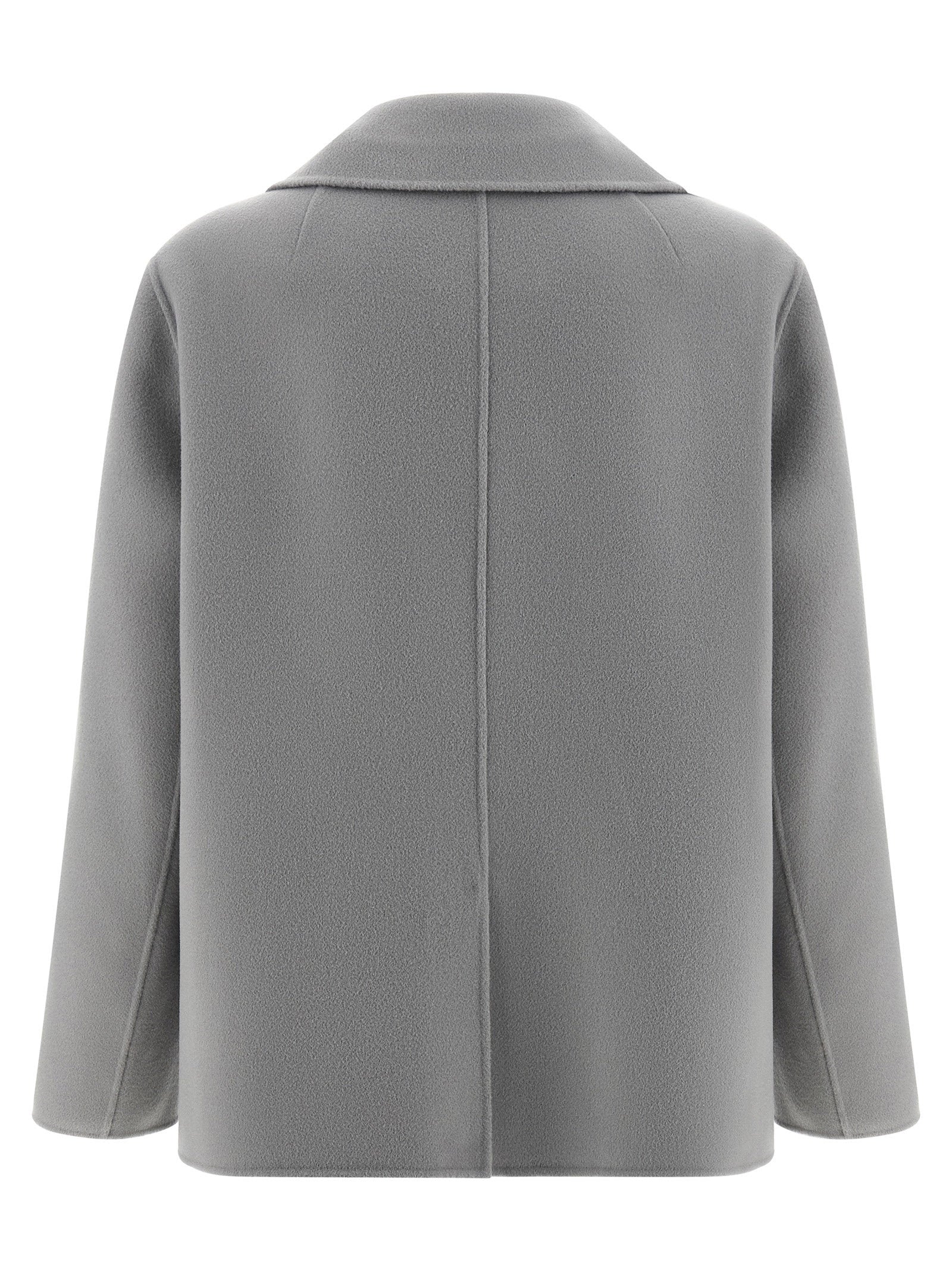 Gray Virgin Wool Blazer