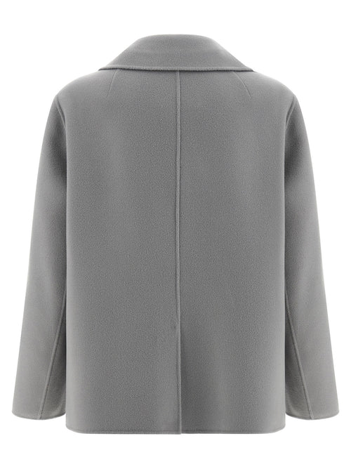 'S Max Mara Gray Virgin Wool Blazer