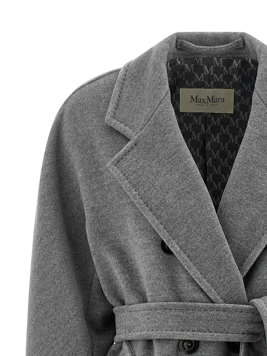 Gray Virgin Wool Coat