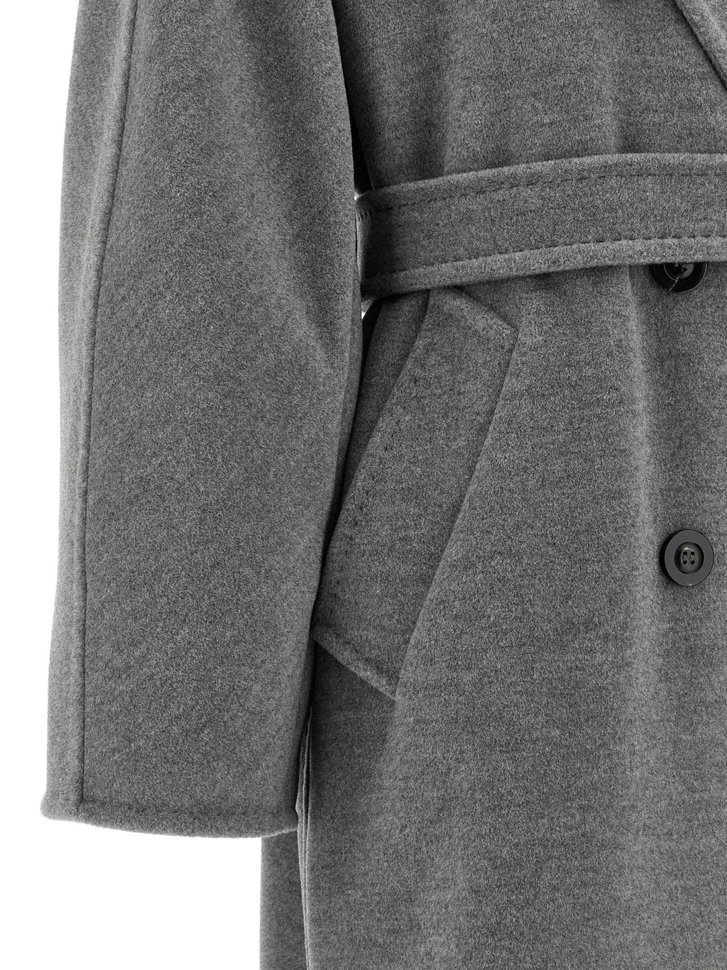 Gray Virgin Wool Coat