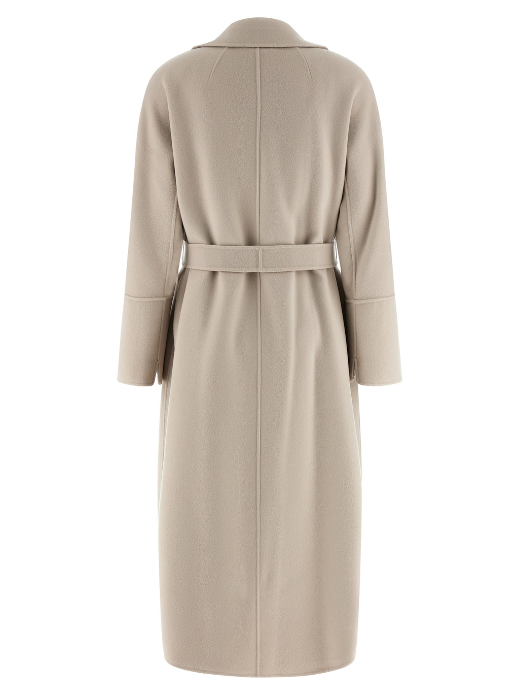 Beige Virgin Wool Coat