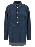 Blue Cotton Blouse