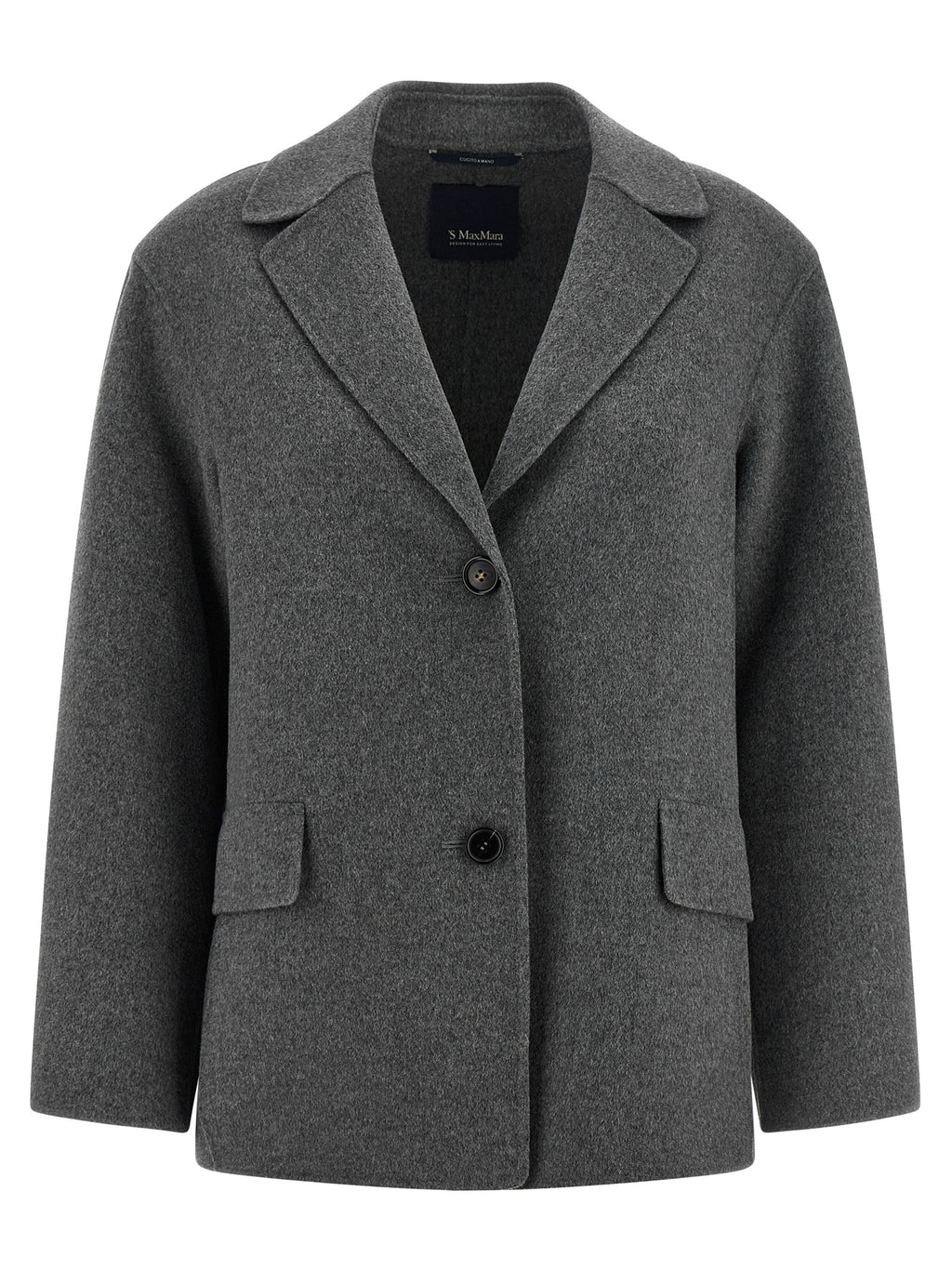 Gray Virgin Wool Blazer