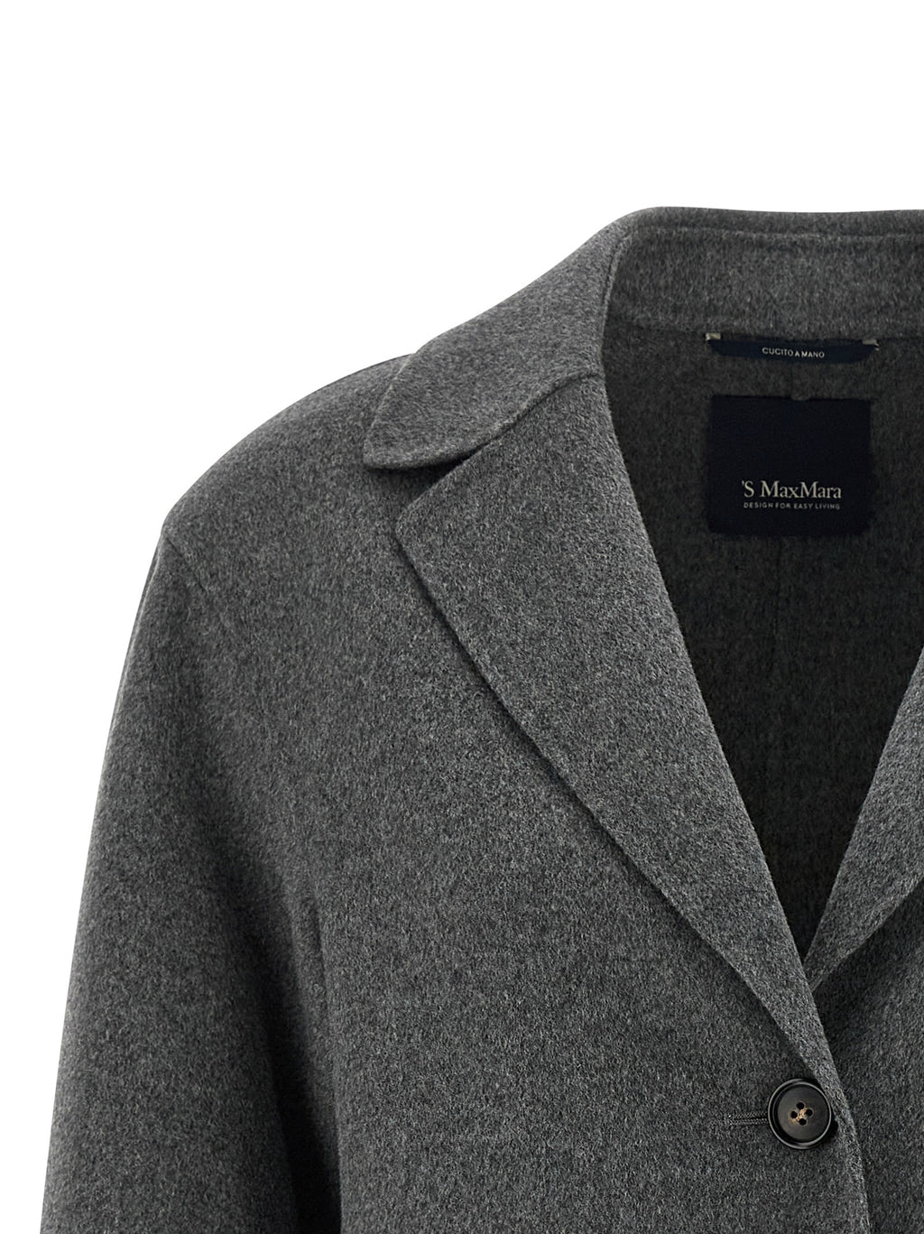 Gray Virgin Wool Blazer
