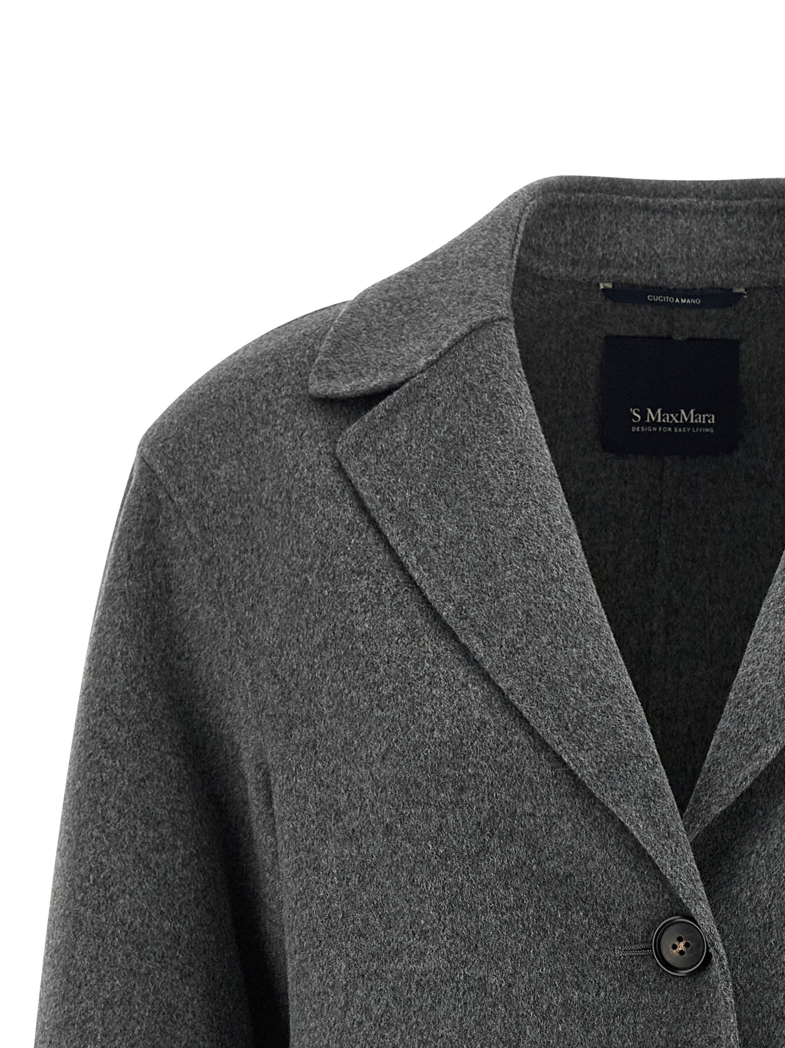 Gray Virgin Wool Blazer